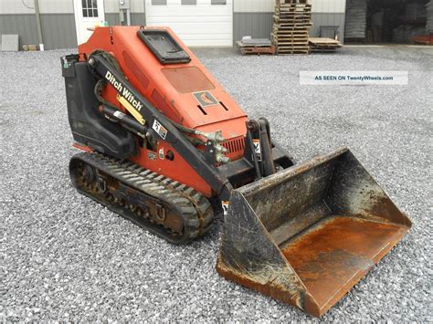 ditch with mini skid steer|walk behind mini skid steer.